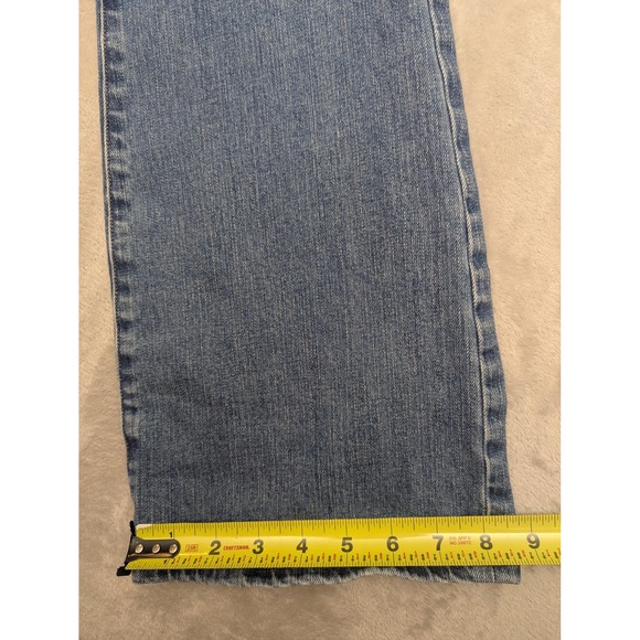 Carve Designs Bootcut Jeans Womens 2 Blue Medium Wash Organic Distressed Denim - Picture 10 of 14
